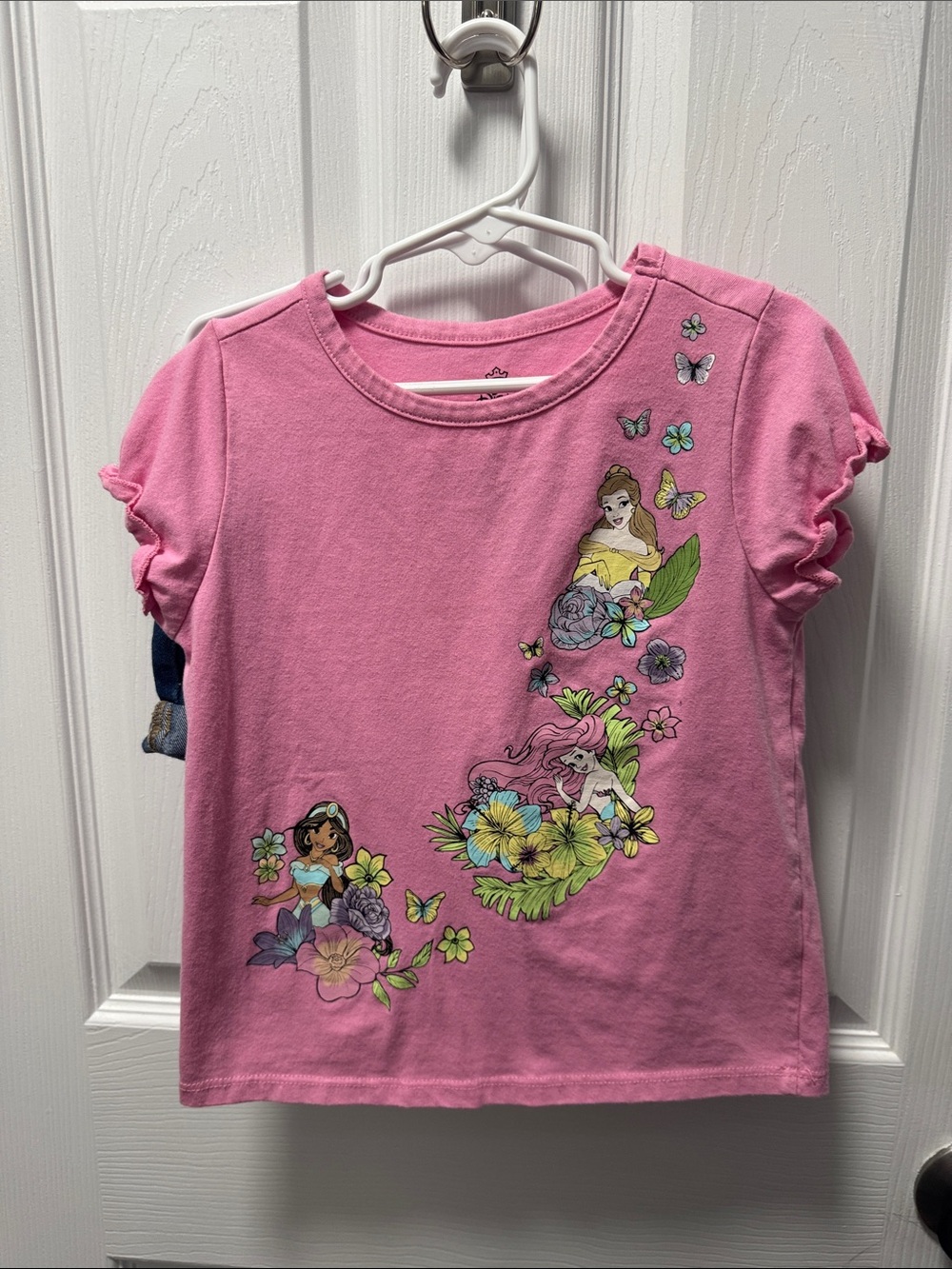 Girls Pink Princess Graphic Tee - Disney Characters